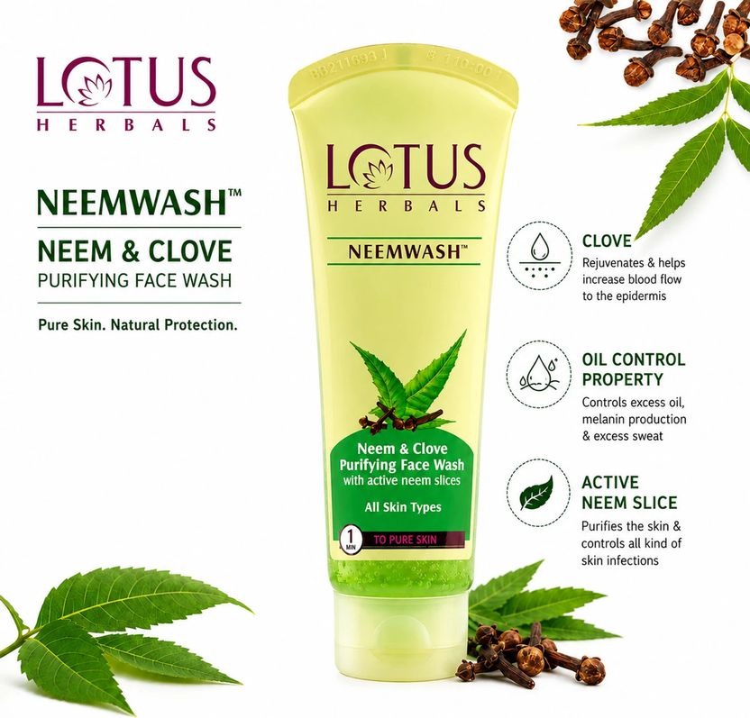 LOTUS Herbals NEEMWASH Neem & Clove Ultra-Purifying - Image 7