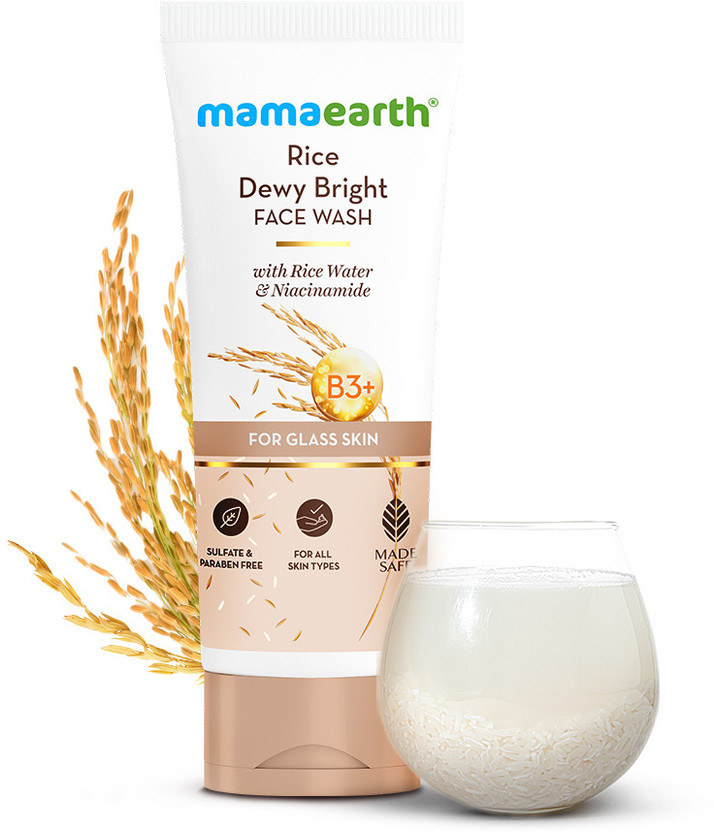 Mamaearth Rice Dewy Bright  With Rice Water & Niacinamide for
