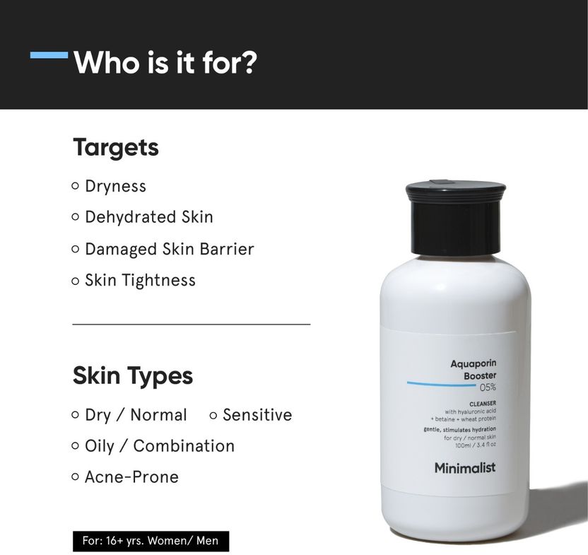 Minimalist 5% Aquaporin Booster Cleanser 100ml - Image 4