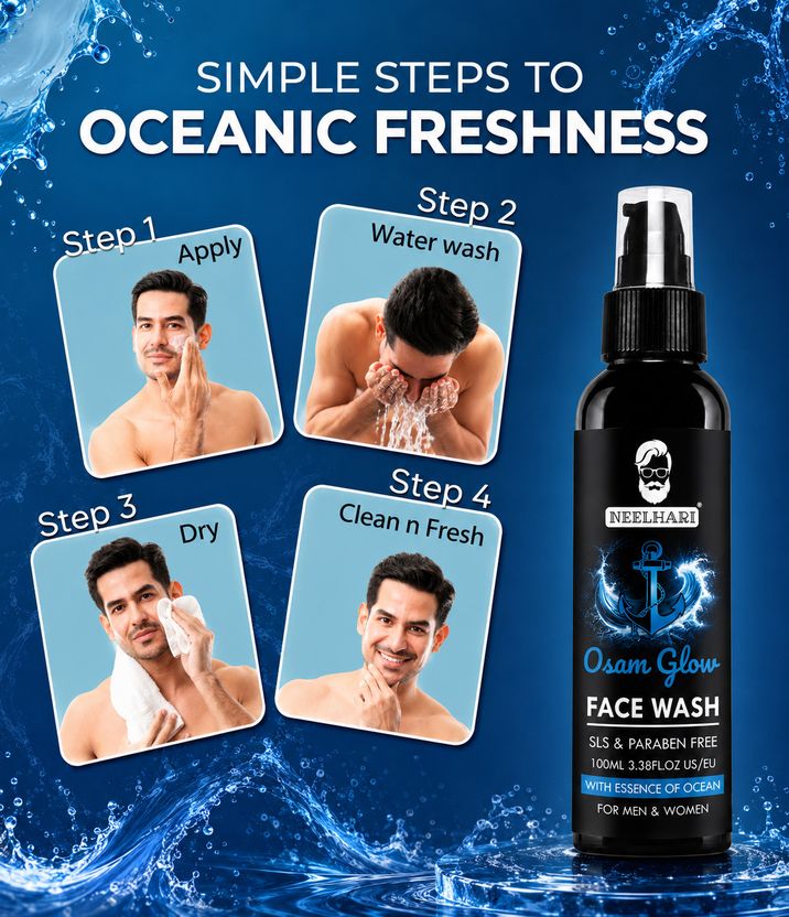 NEELHARI Ocean for Men Anti-Acne Skin Brightening Face Care - Image 4