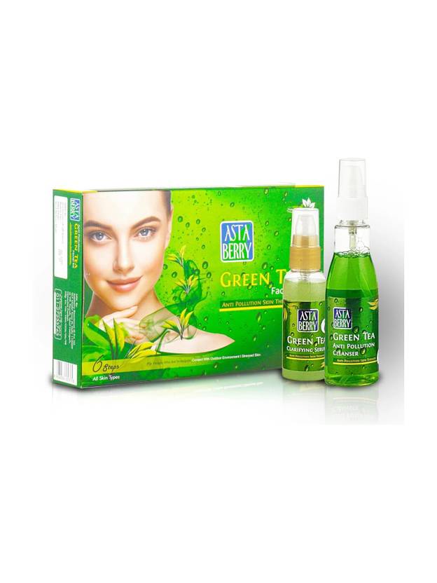 ASTABERRY Green Tea Facial Kit 6 Steps 570ml 570 ml