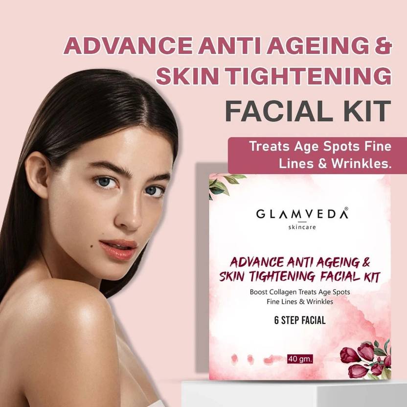 GLAMVEDA Advance Anti Ageing & Skin Tightening Facial Kit