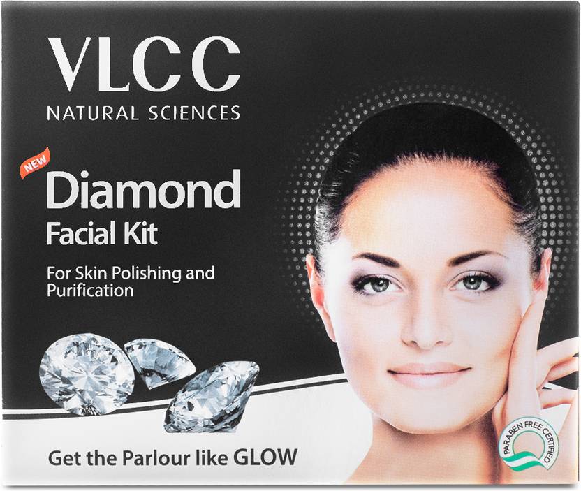 VLCC Diamond Facial Kit Skin purifying with Parlour Glow. Price in