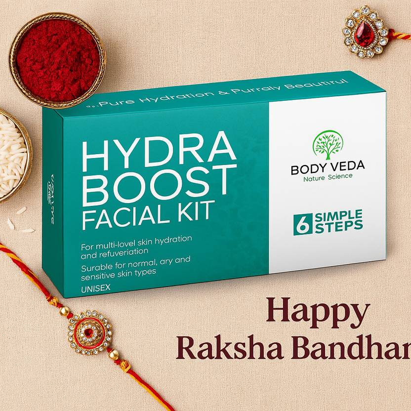 BODY VEDA Hydra Boost Facial Kit For Multi-Level Skin Hydration And Rejuvenation
