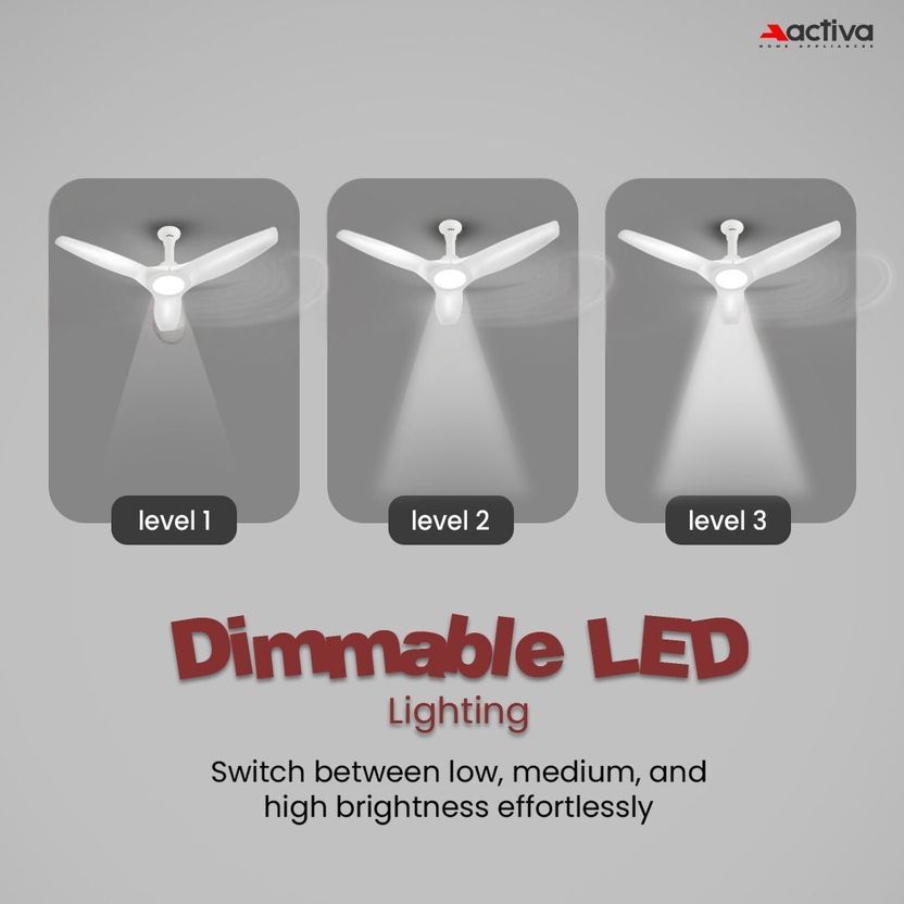 ACTIVA Silentair Light 1200 mm Ceiling Fan - Image 6