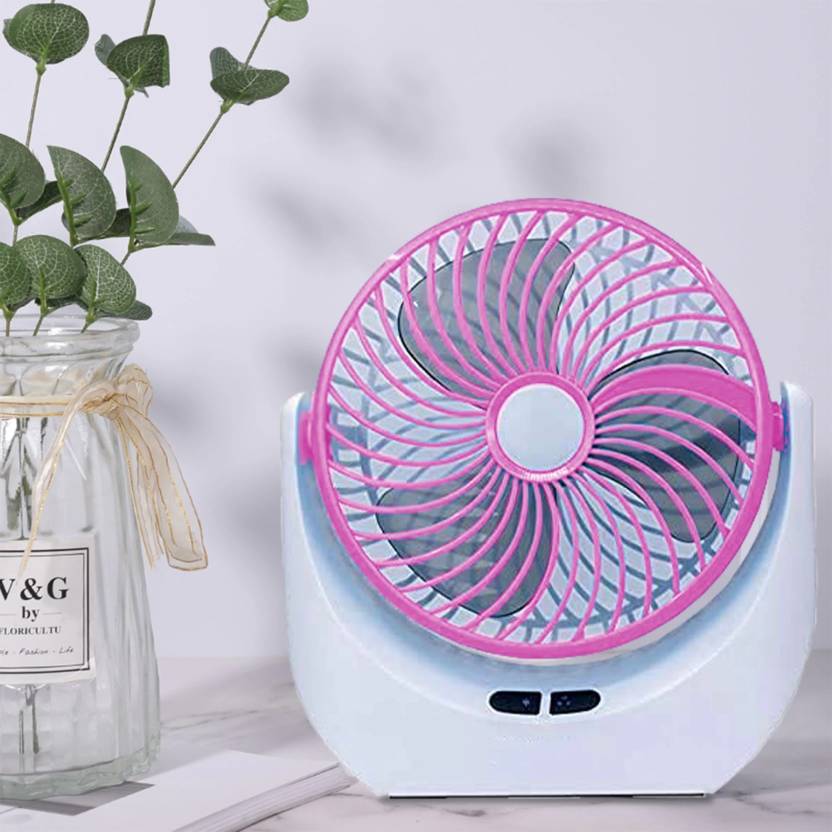 Sampri Fan Air Cooling Portable Charging Standing Fan Mini Fan USB