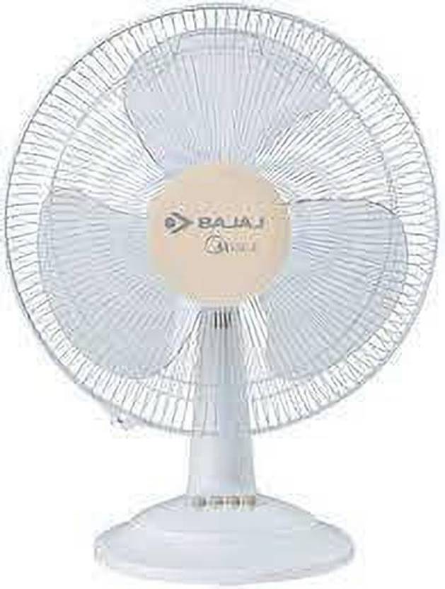 BAJAJ Midea Bt07 400 mm 3 Blade Table Fan (White) 400 mm 3 Blade Table Fan Price in India Buy