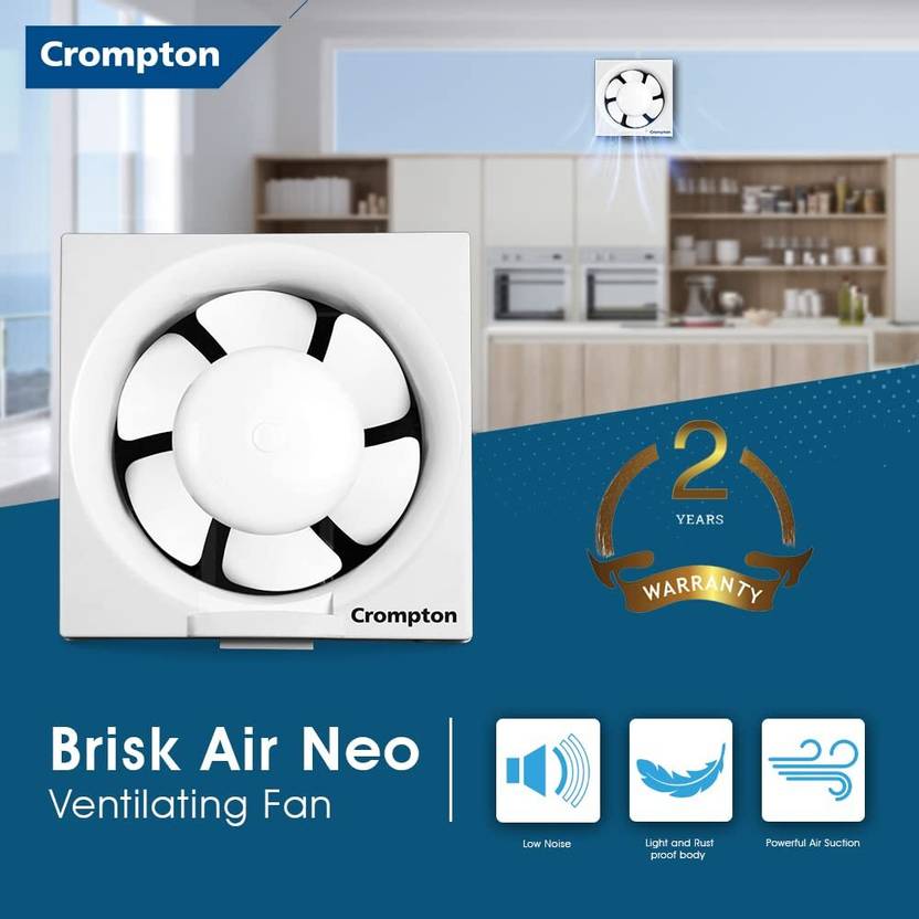 Crompton 12 Inch Exhaust Fan | High Air Delivery | Durable & Energy Efficient view 2