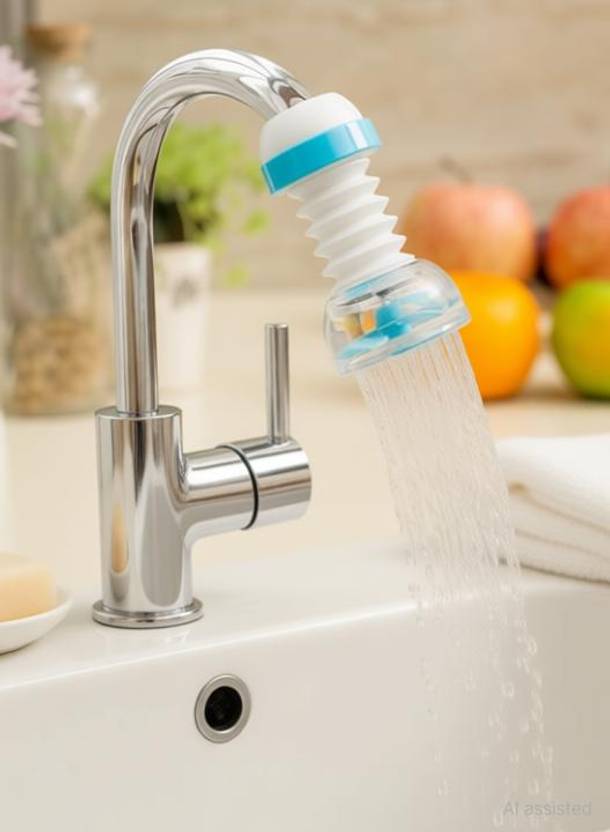 AVADHI FASHION AF WATER FAUCET Flexible Water Saving Kitchen Tap 360 Degree Home Rotatable Faucet Aera...