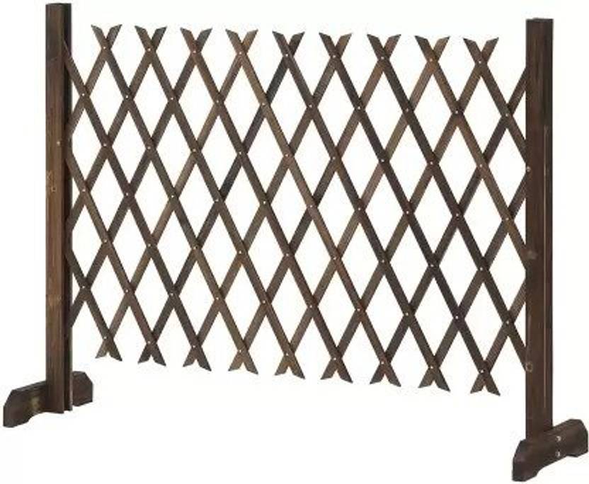 Takasho Wooden Garden Foldable Fence Net Garden Gate Heavy Duty For