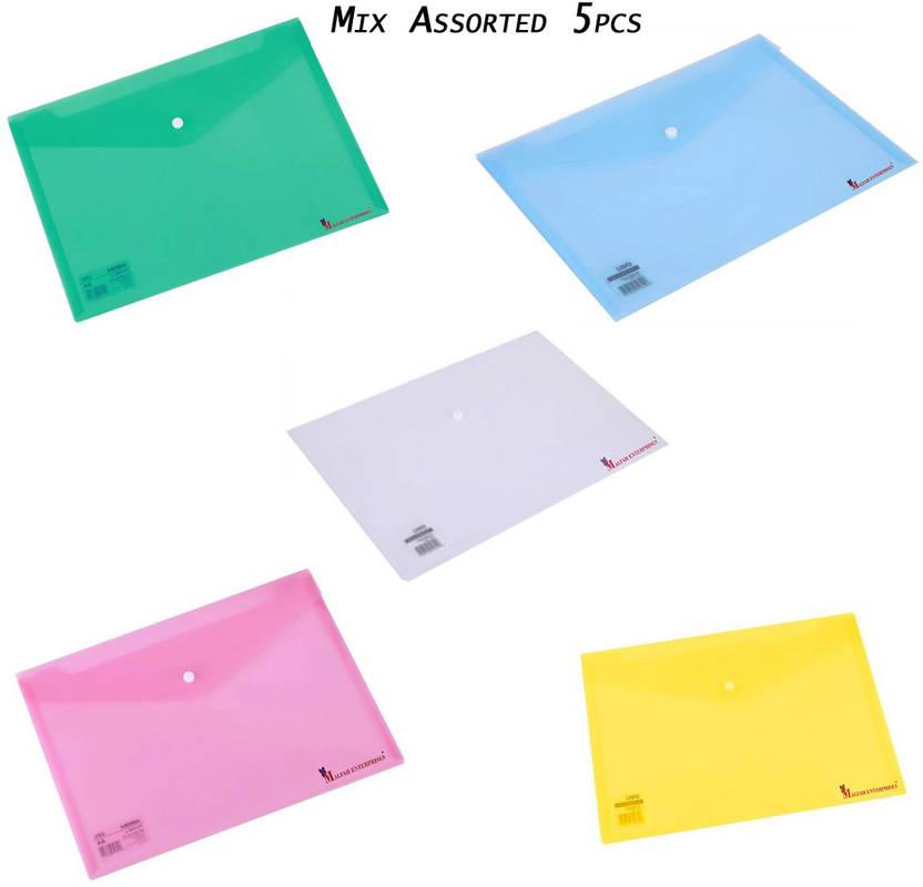 MALFAH ENTERPRISES DELI 5505 File Bag A4 Snapon