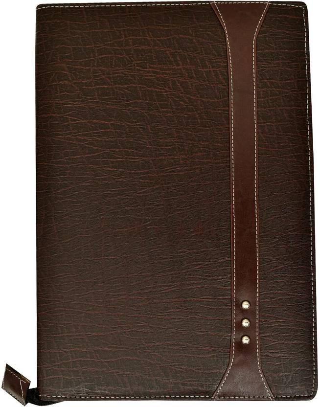 futureX Leatherette Multipurpose File Folders for Certificates, Documents Holder with 20 Leafs Set Of 1, Brown