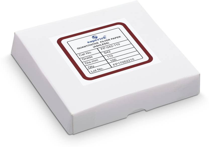 Supertek Quantitative Grade 42 Ashless Filter Paper Price in India