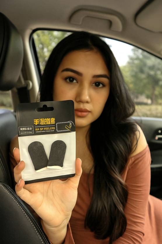 WASP FEELERS Pro Gaming Finger Sleeves – Sweatproof, Ultra-Sensitive Touch for Mobile Players Finger Sleeve