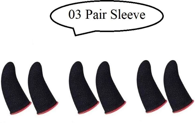 HouseOfCommon Thumb & Finger Sleeve for Mobile Phone Game , Pubg,Cod,Freefire -Pack of 03 Pair Finger Sleeve