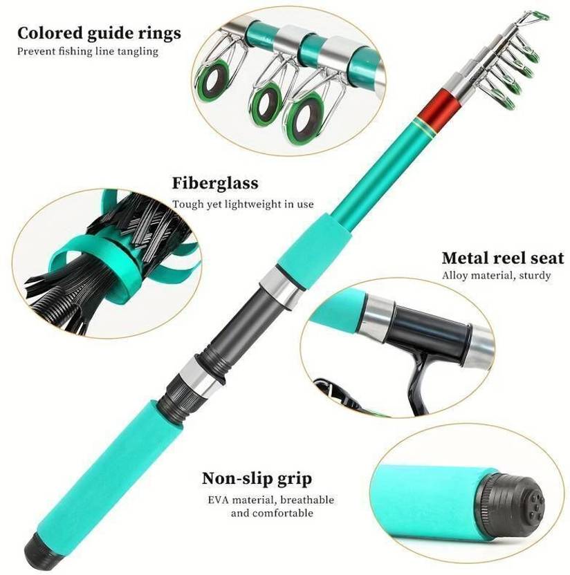 Abirs 210 cm fishing rod bendao Green Fishing Rod