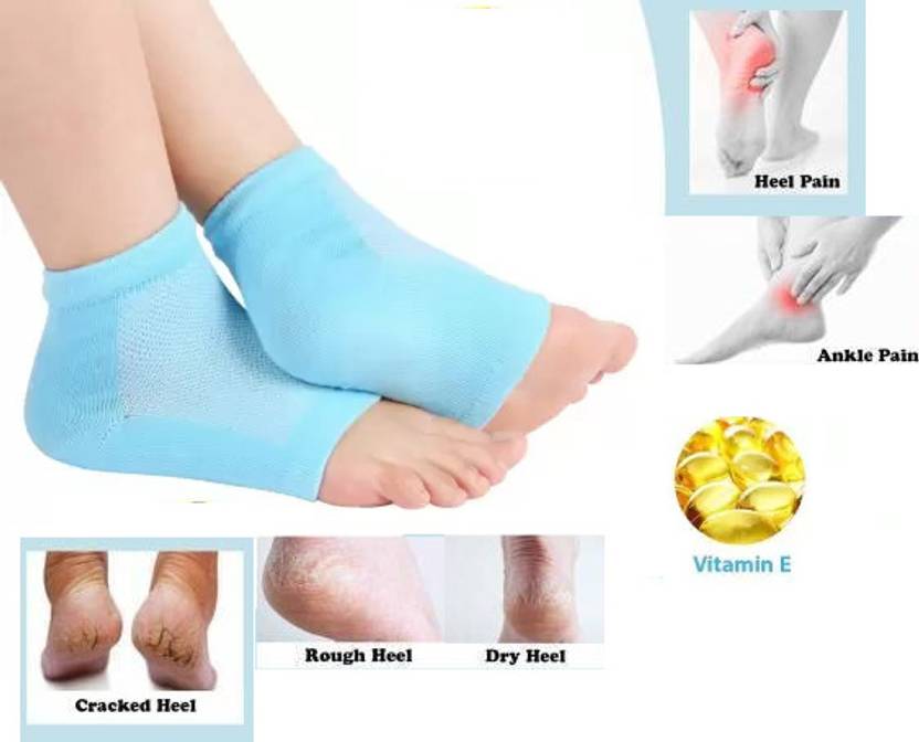 Classic deal Silicone Gel Heel Pad Socks for Pain Relief for Men and Women Ankle Support
