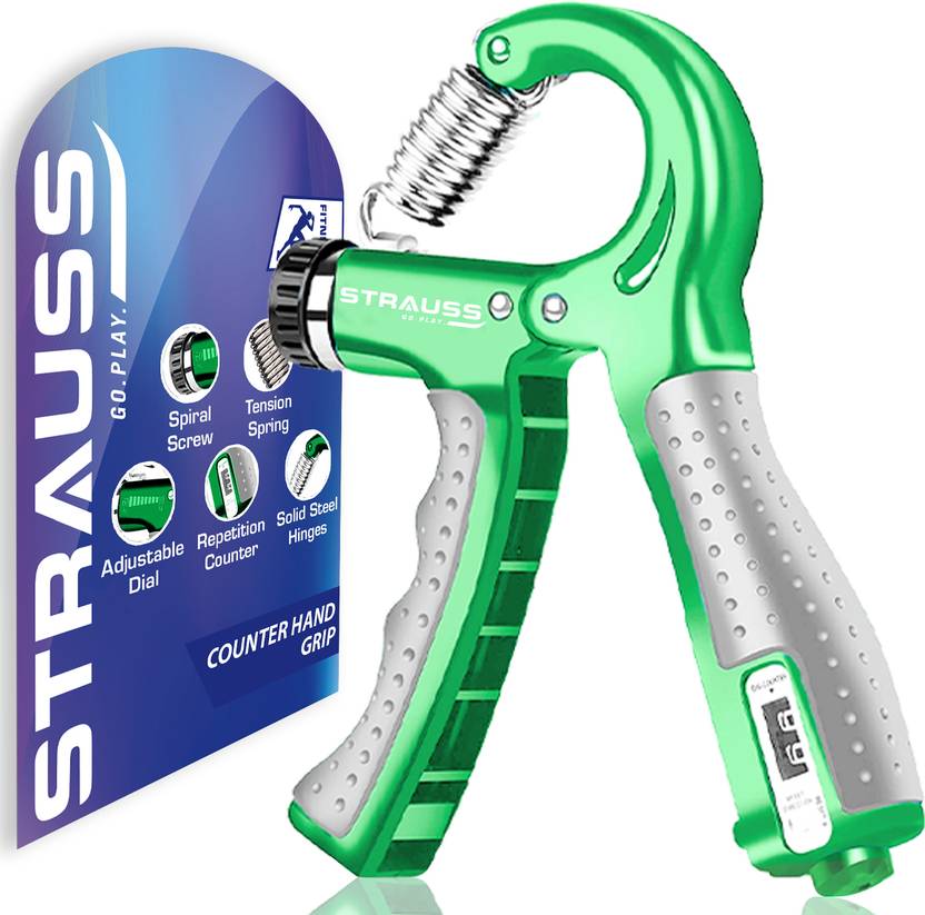 Strauss Adjustable Hand Grip Strengthener With Counter Hand Gripper
