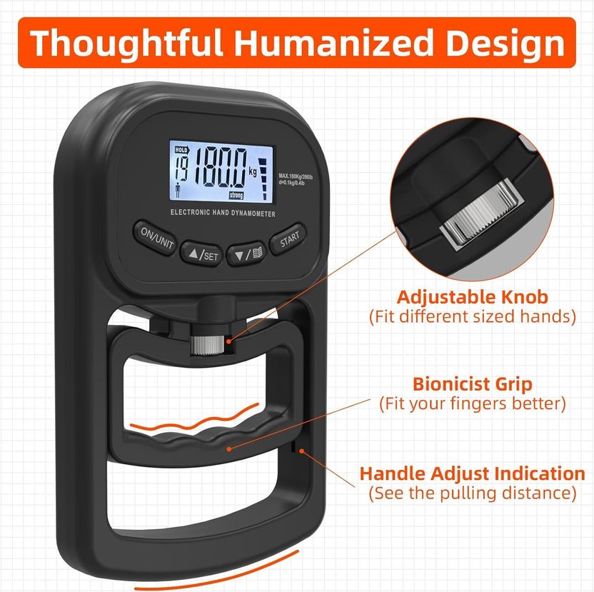 ADONYX Rechargeable Hand Dynamometer - Image 2