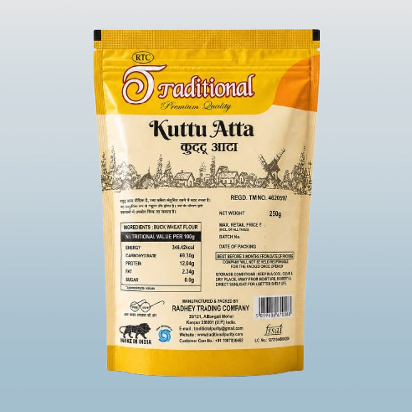 RTC Traditional Buckwheat flour Kuttu atta, Gluten free, Super
