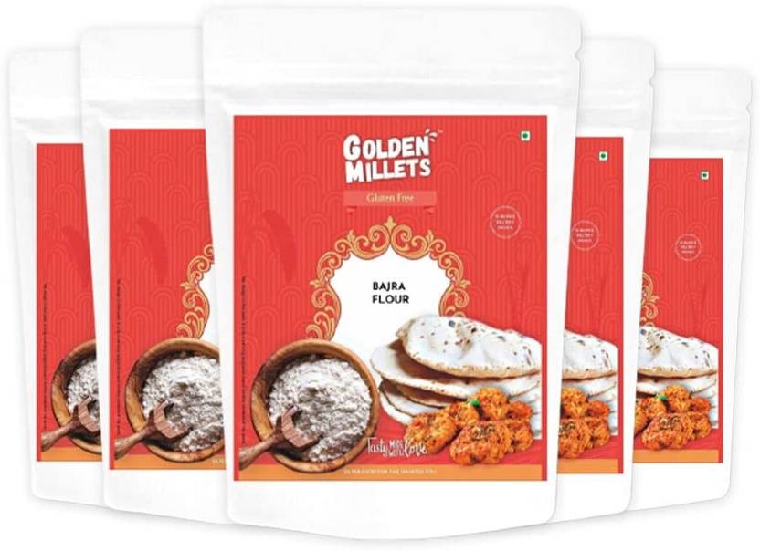GOLDEN MILLETS Bajra Pearl Millet flour 500g Price in India Buy