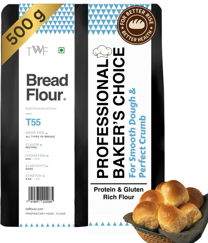 TWF Bread Flour T55 - Premium Unbleached All Purpose Flour for