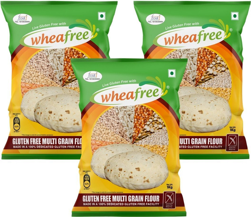 wheafree Gluten Free Flour (1Kg*Pack of 3)