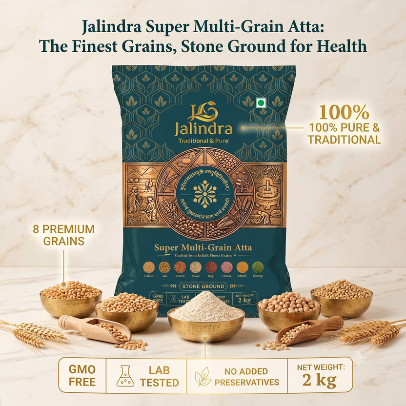 Jalindra Bejad atta Suger free Gym Mix Multigrain Atta
