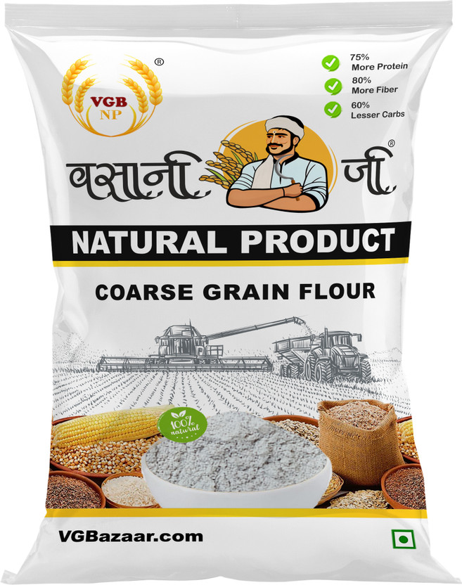 VGBNP 100% Natural & Original Coarse Multigrain mix Flour Mota