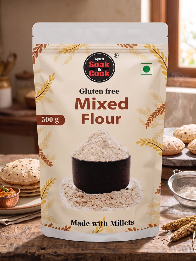 Ayus Soak & cook Multi Millet Atta / Mixed Millet Flour