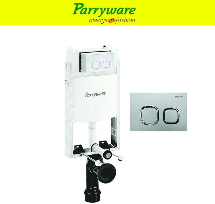 Parryware Half Frame Concealed Cistern with upper part 121 Dual Flush