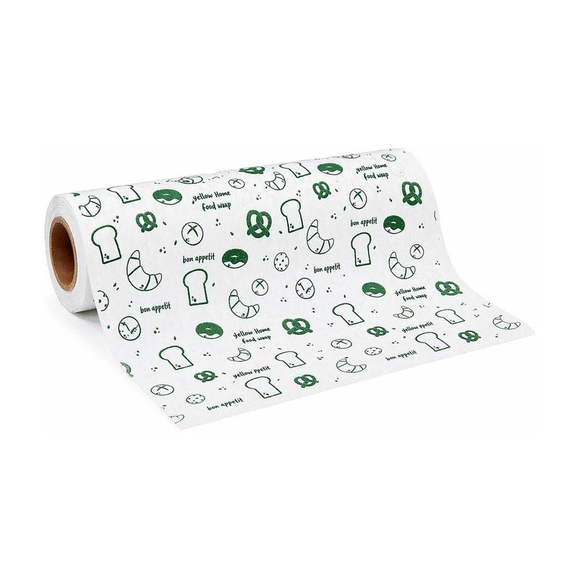 Yellow Home 1kg Food Wrapping Butter Paper Roll Non-Stick Greaseproof Food Safe Parchment Paper Foil
