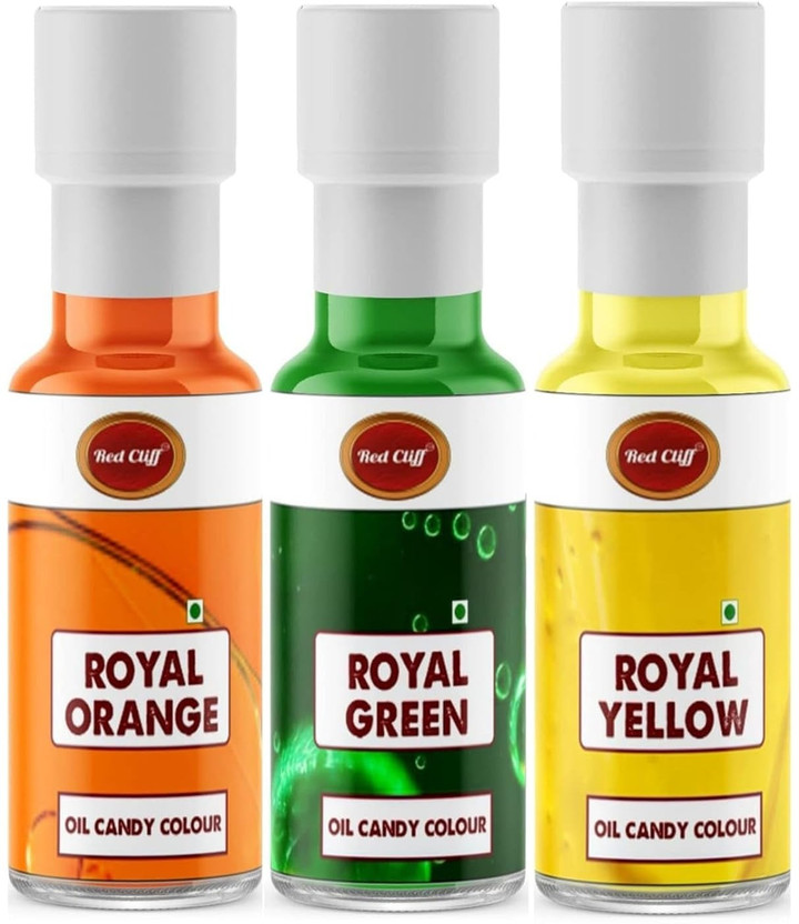 RED CLIFF Royal Orange,Royal Green,Royal Yellow Oil Candy Food