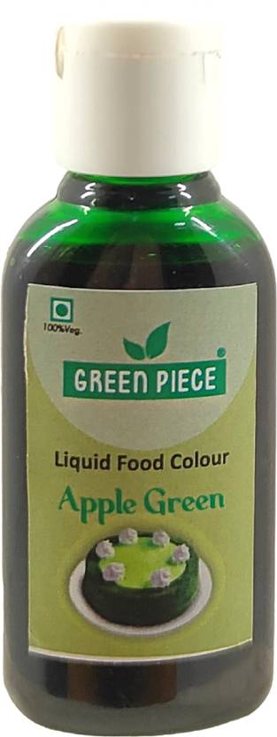 GREEN PIECE apple green Edible Liquid Food Colour(15 ml each)(Pack of 2) Multicolor