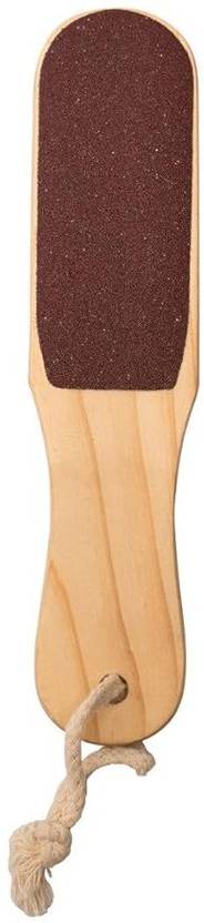ANSHAURA Double Sided Wooden Foot File Callus Remover | Pedicure Hard Dead Skin Tool