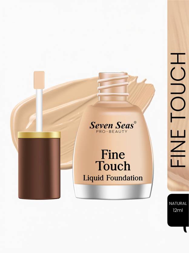 Seven Seas Fine Touch Liquid Foundation | Oil Free Foundation for Face Makeup Foundation