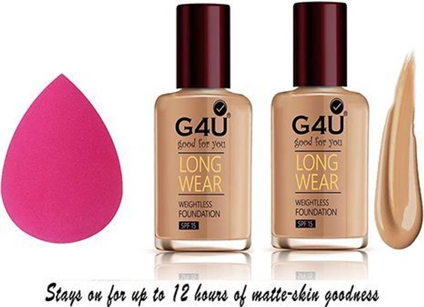 G4U HD Matte Finish Foundation | Full Coverage Liquid Base for Flawless Makeup Look Foundation