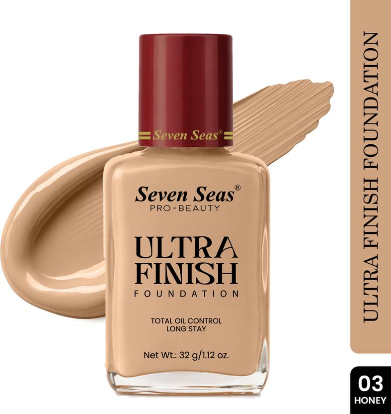 Seven Seas Ultra Finish Foundation Total Oil Control Long Lasting Full Converage Foundation