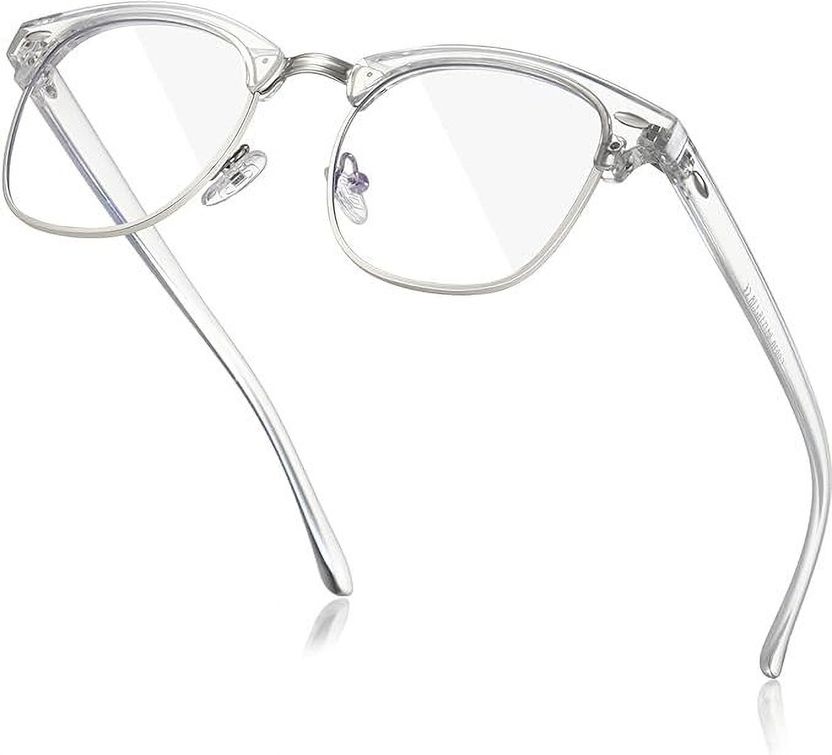 Eyestyle Full Rim Clubmaster Blue Computer Glasses - Image 2