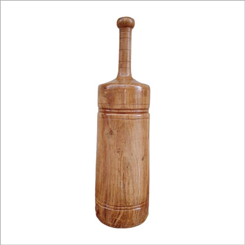AgniMode 2kg natural vernished polish mugdar for home gym exercise Multicolor Indian Clubs
