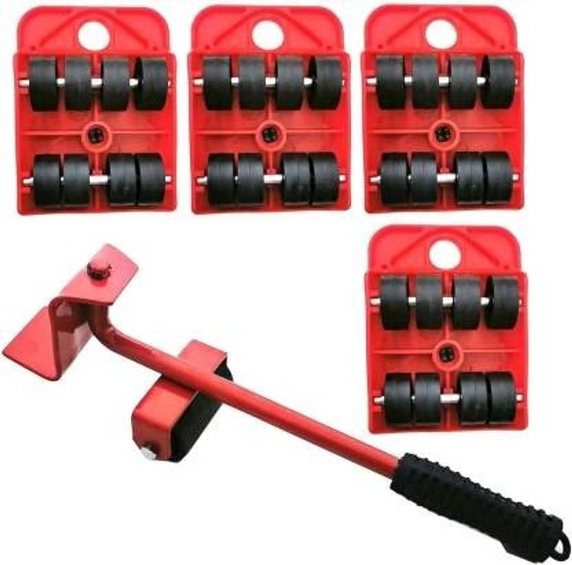 CARTSPACE Heavy Furniture Shifter Moving Wheels Kit Mover Tool kit