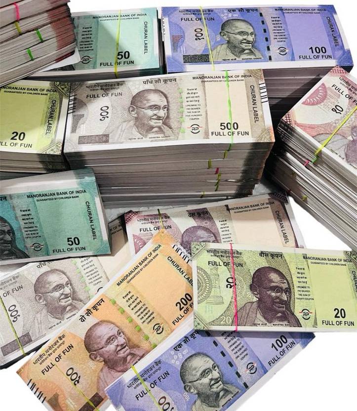 BRILLARE Dummy Indian Currency Duplicate Money (500 Notes) All New Artificial Currency Fidget Toy Gag Toy