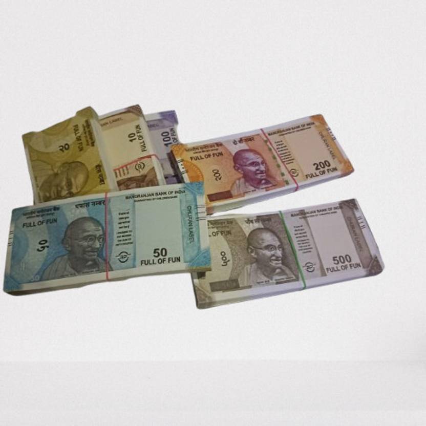 BBS DEAL BBS deals combo pack -coupons note-5*6=30 notes Fake Note nakli notes 10,20,50,100,200,500,each Gag Toy