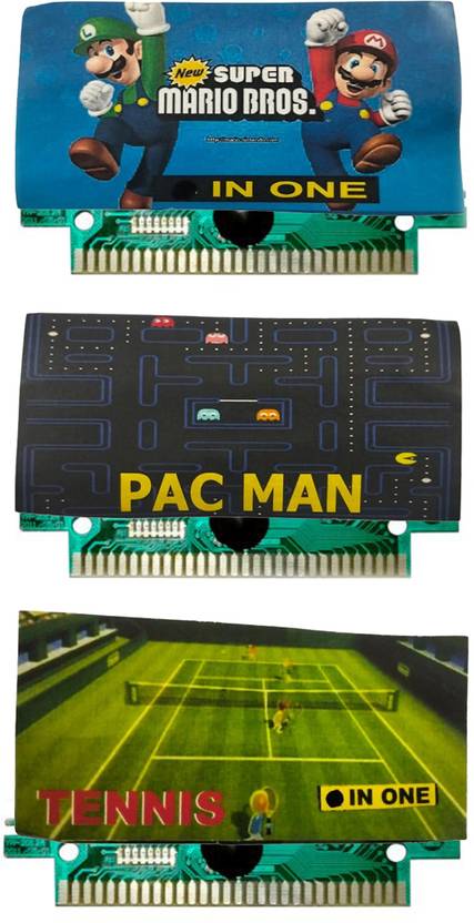 COUNTACH 8 Bit TV Video Game Cassettes Like SUPER MARIO BROS, PACMAN, TENNIS  Gaming Accessory Kit
