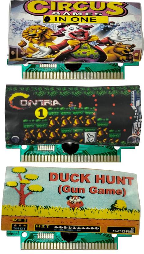 COUNTACH 8 Bit TV Video Game Cassettes Like CIRCUS, CONTRA 1, DUCK HUNT  Gaming Accessory Kit