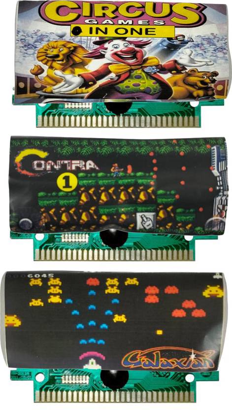 COUNTACH 8 Bit TV Video Game Cassettes Like CIRCUS, CONTRA 1, GALAXIAN  Gaming Accessory Kit