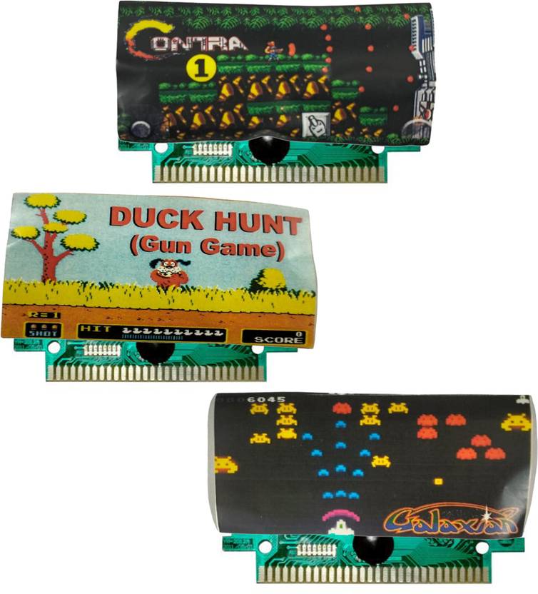 COUNTACH 8 Bit TV Video Game Cassettes Like CONTRA 1,DUCK HUNT, GALAXIAN  Gaming Accessory Kit