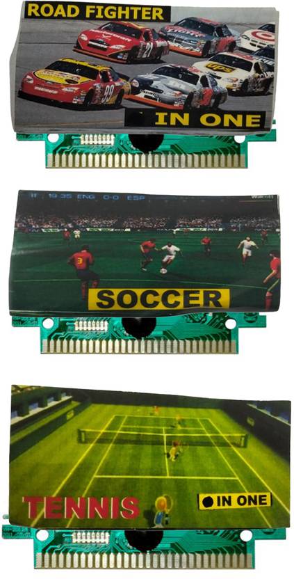 COUNTACH 8 Bit TV Video Game Cassettes Like ROAD FIGHTER, SOCER, TENNIS  Gaming Accessory Kit