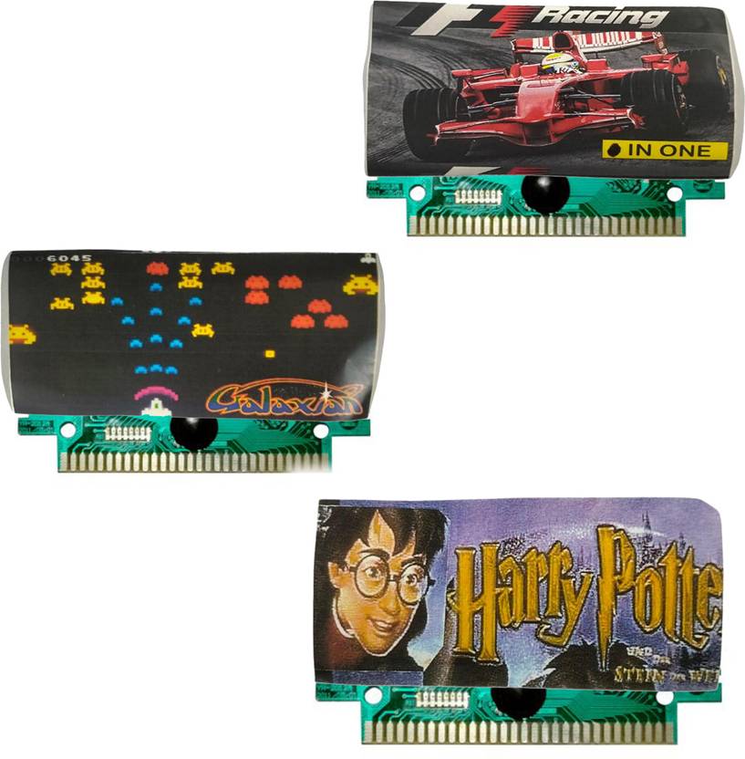 COUNTACH 8 Bit TV Video Game Cassettes Like F1 RACE, GALAXIAN, HARRY POTTER  Gaming Accessory Kit