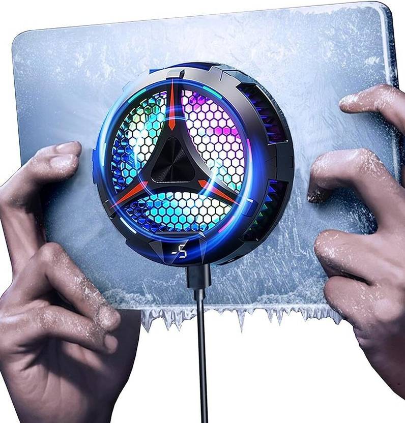 Ventilatore Magnetico Per Phone Gaming - Cooler Con LED E Display Temperatura | Compatibile IPhone E Android - Foto 6